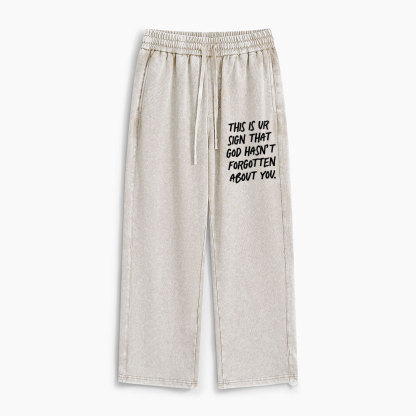 Not Forsaken Christian Washed Sweatpants
