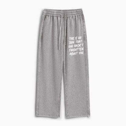Not Forsaken Christian Washed Sweatpants