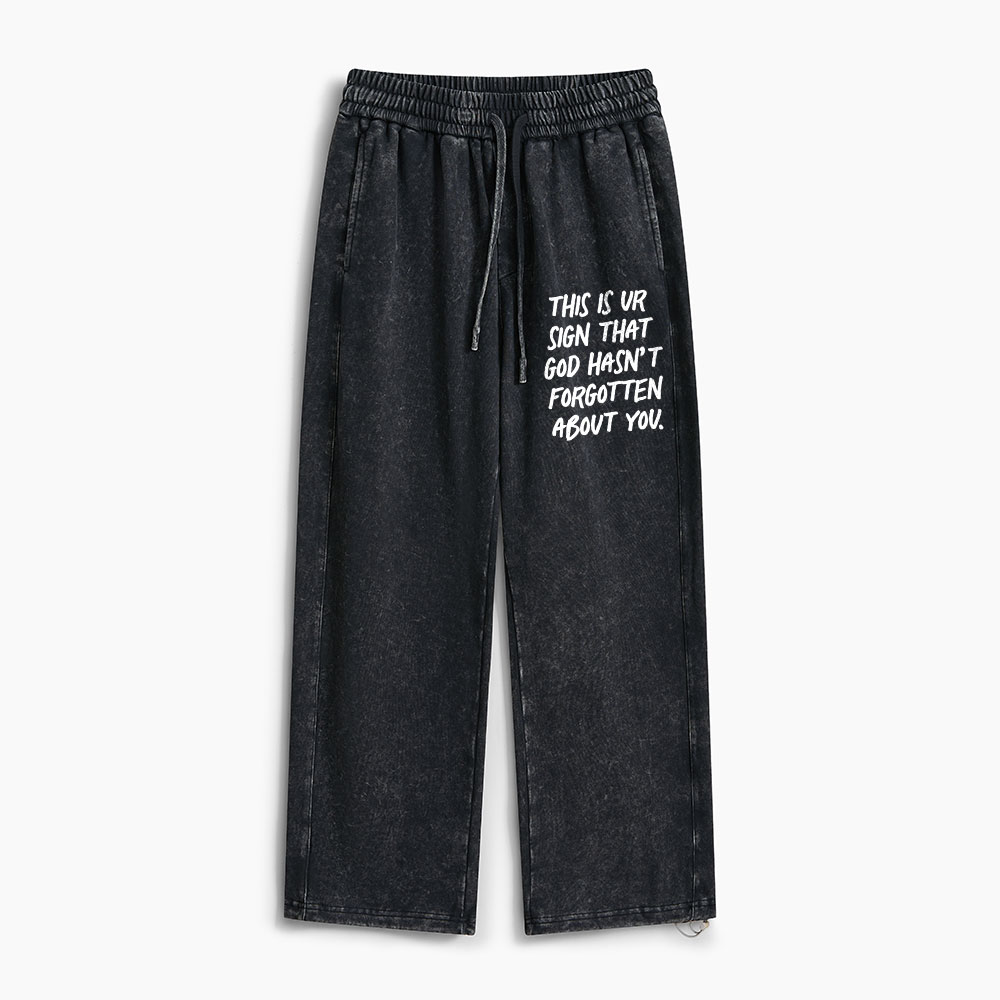 Not Forsaken Christian Washed Sweatpants