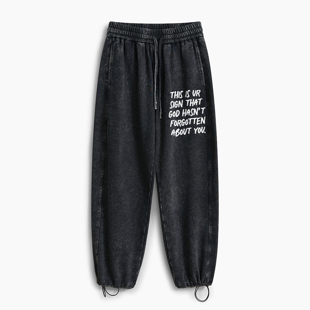 Not Forsaken Christian Washed Sweatpants
