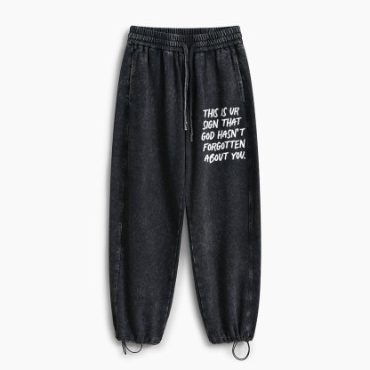 Not Forsaken Christian Washed Sweatpants