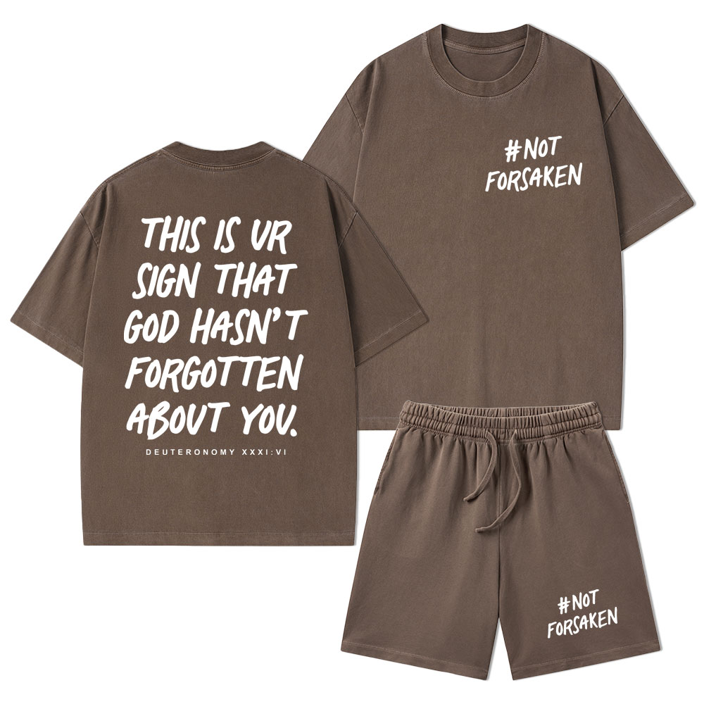 Sample Christian Washed T-Shirt & Shorts Sale - GuidingCross