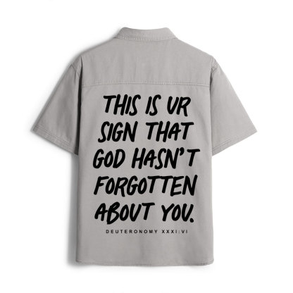 Not Forsaken Christian Work Shirt 
