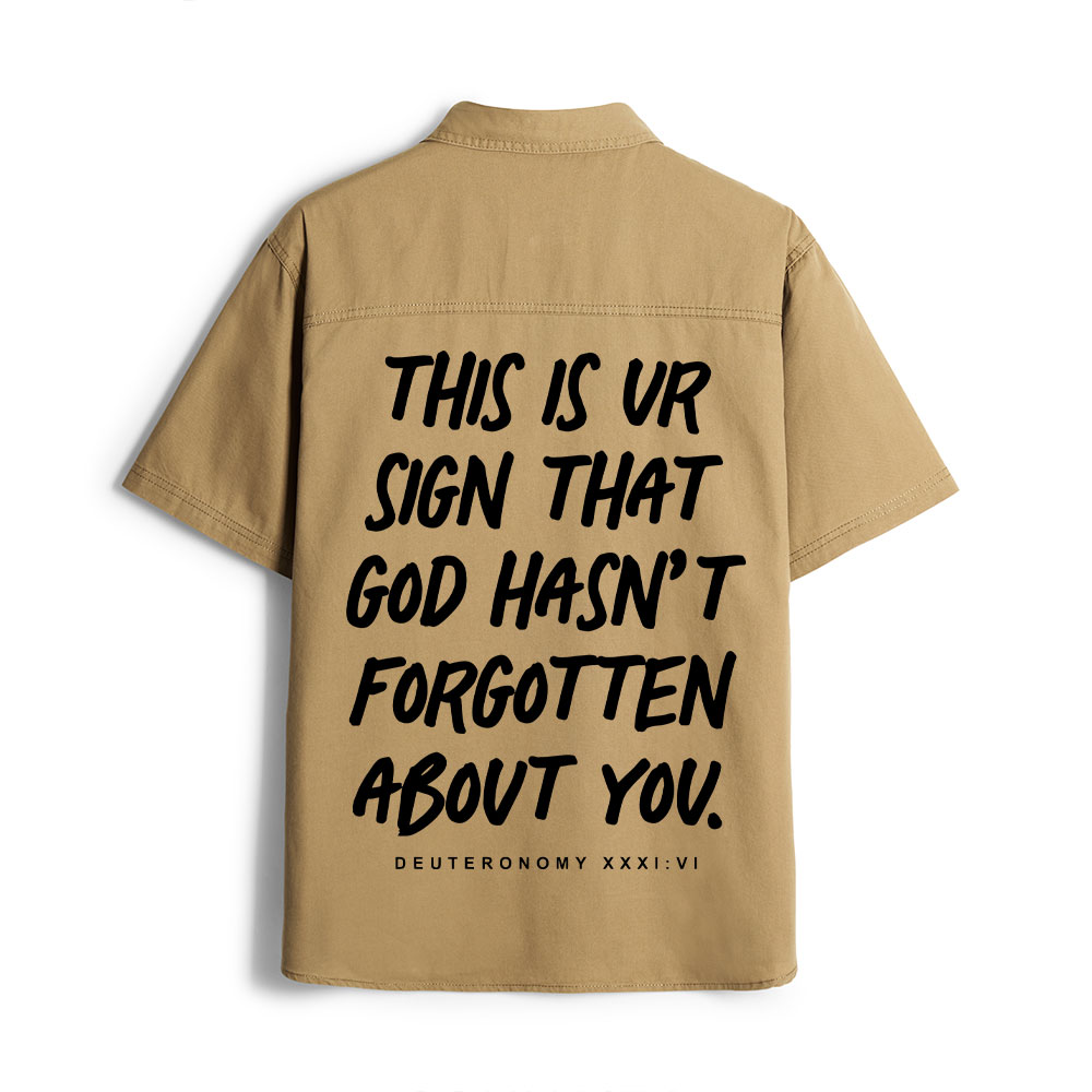 Not Forsaken Christian Work Shirt 