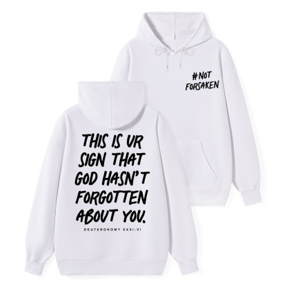 Not Forsaken Classic Christian Hoodie