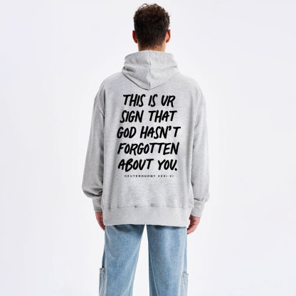 Not Forsaken Classic Christian Hoodie
