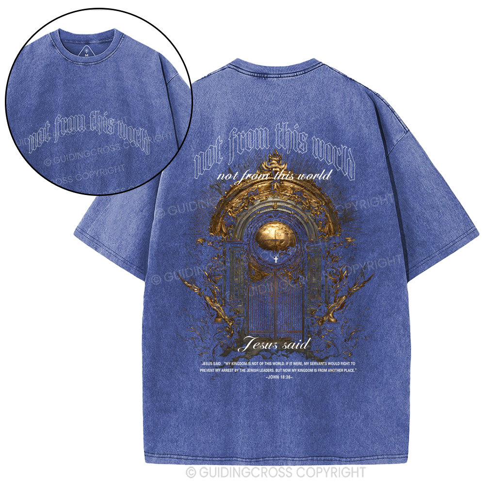 Not From This World Christian Washed T-Shirt