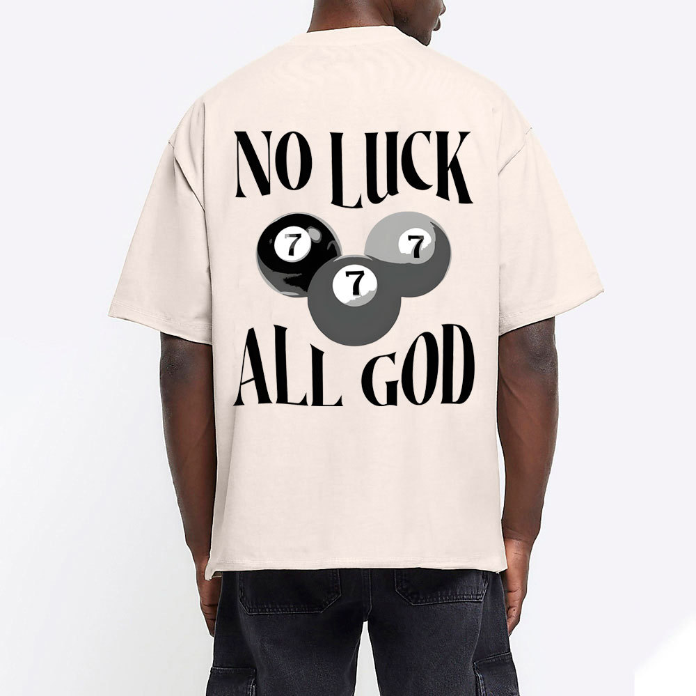 Not Luck All God Christian Washed T-Shirt