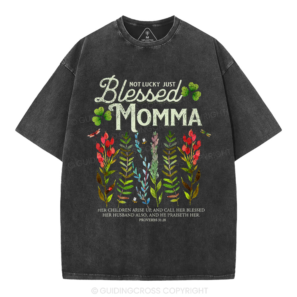 Lucky and Blessed Christian Kids T Shirt