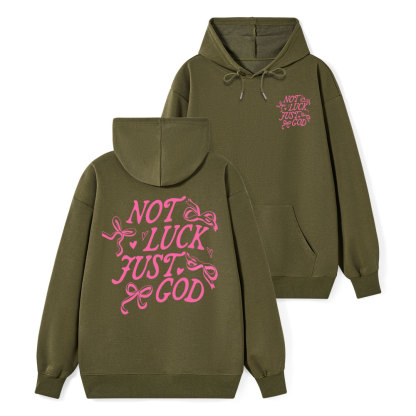 Not Luck Just God Christian Class Hoodie