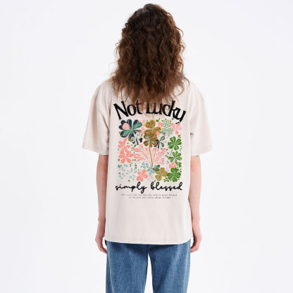 Not Lucky Chrsitian Washed T-Shirt
