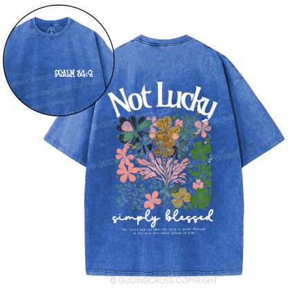 Not Lucky Chrsitian Washed T-Shirt