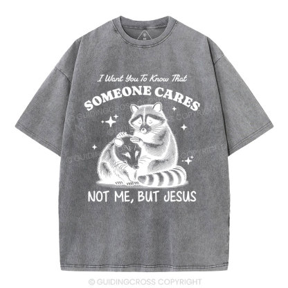 Not Me But Jesus Christian Washed T-Shirt