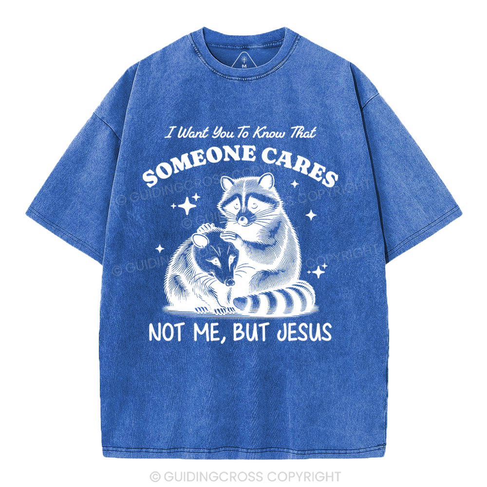 Not Me But Jesus Christian Washed T-Shirt