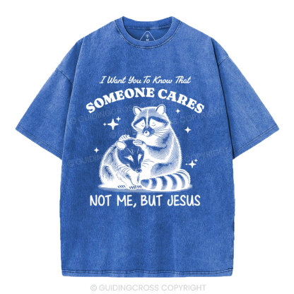 Not Me But Jesus Christian Washed T-Shirt