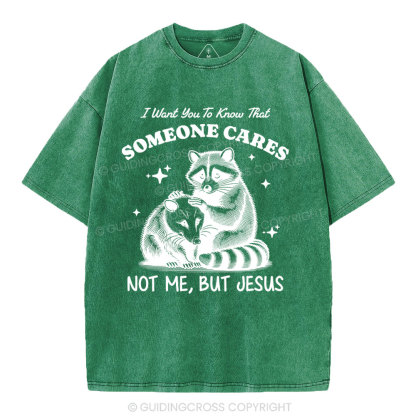 Not Me But Jesus Christian Washed T-Shirt