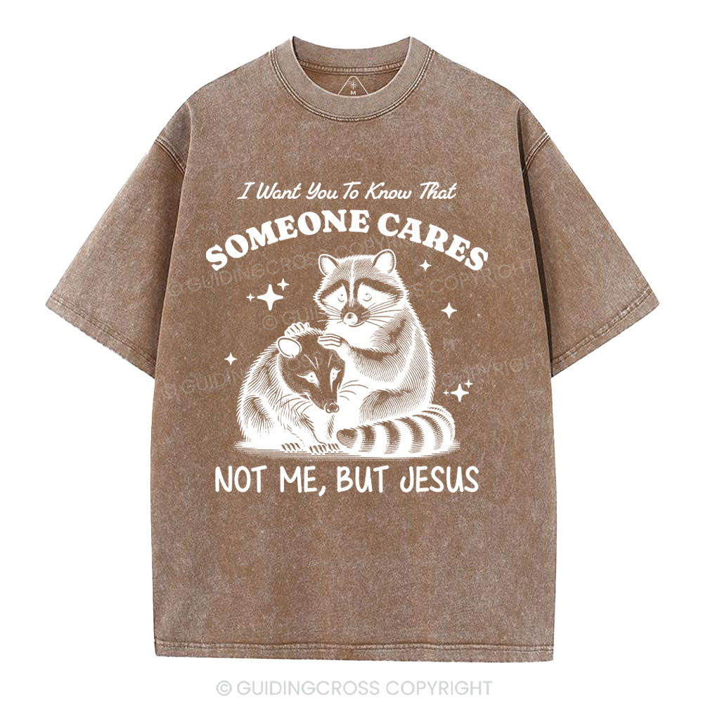 Not Me But Jesus Christian Washed T-Shirt