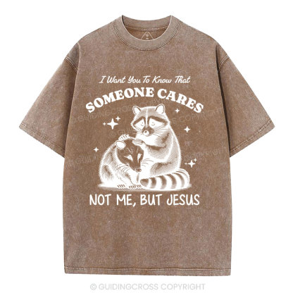 Not Me But Jesus Christian Washed T-Shirt