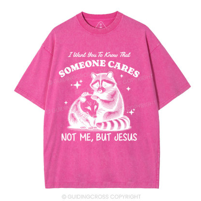 Not Me But Jesus Christian Washed T-Shirt