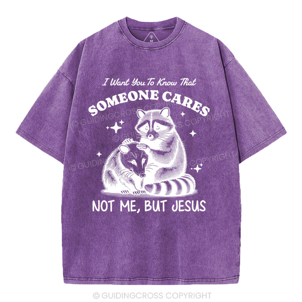 Not Me But Jesus Christian Washed T-Shirt