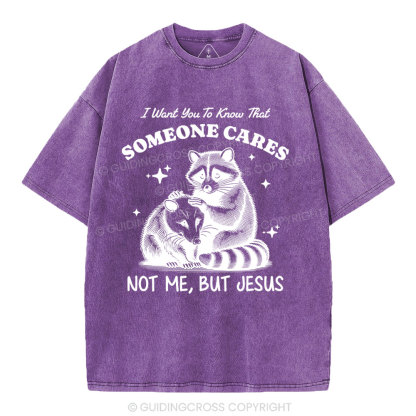 Not Me But Jesus Christian Washed T-Shirt