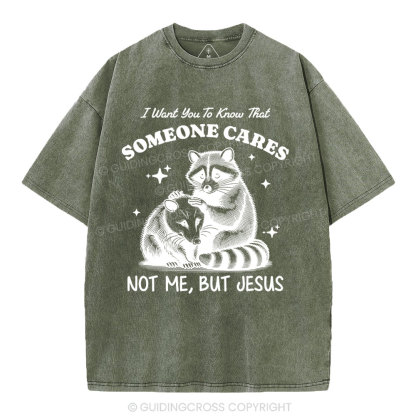 Not Me But Jesus Christian Washed T-Shirt