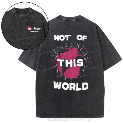 Not Of The World Christian Washed T-Shirt