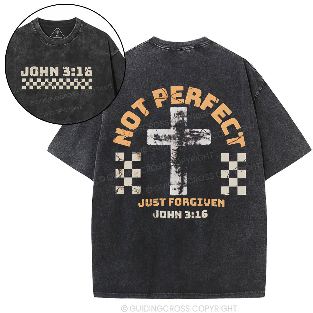 Not Perfect Christian Washed T-Shirt