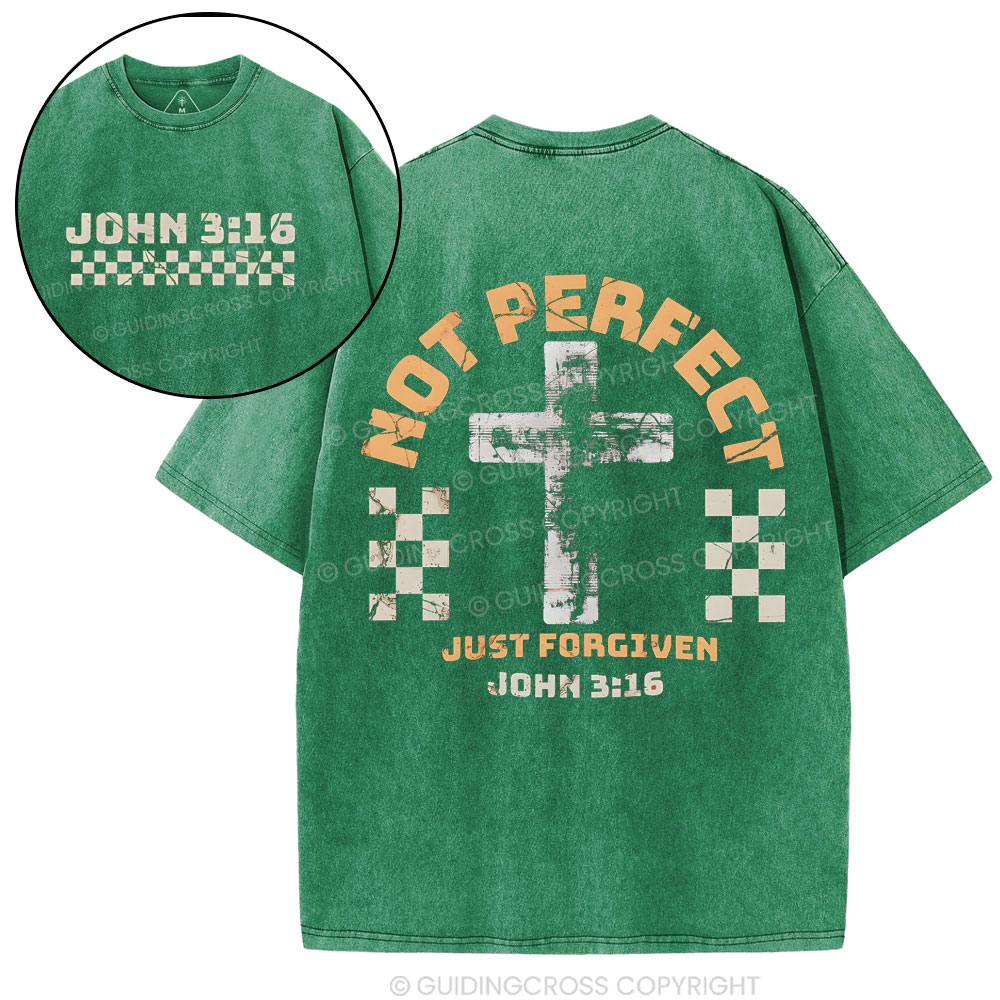 Not Perfect Christian Washed T-Shirt