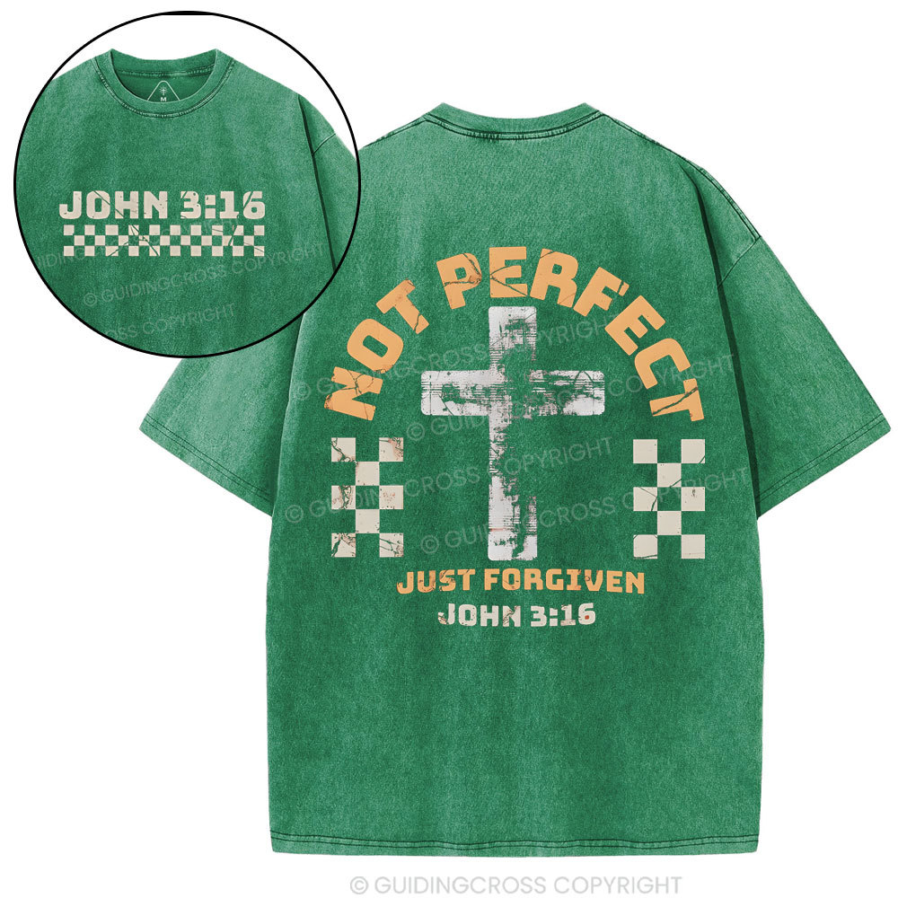 Not Perfect Christian Washed T-Shirt