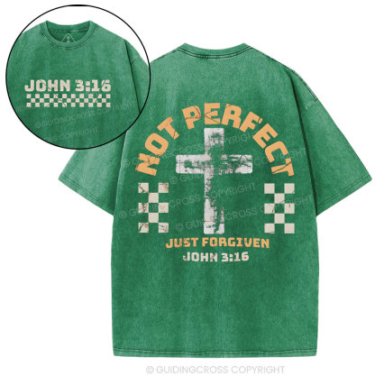 Not Perfect Christian Washed T-Shirt