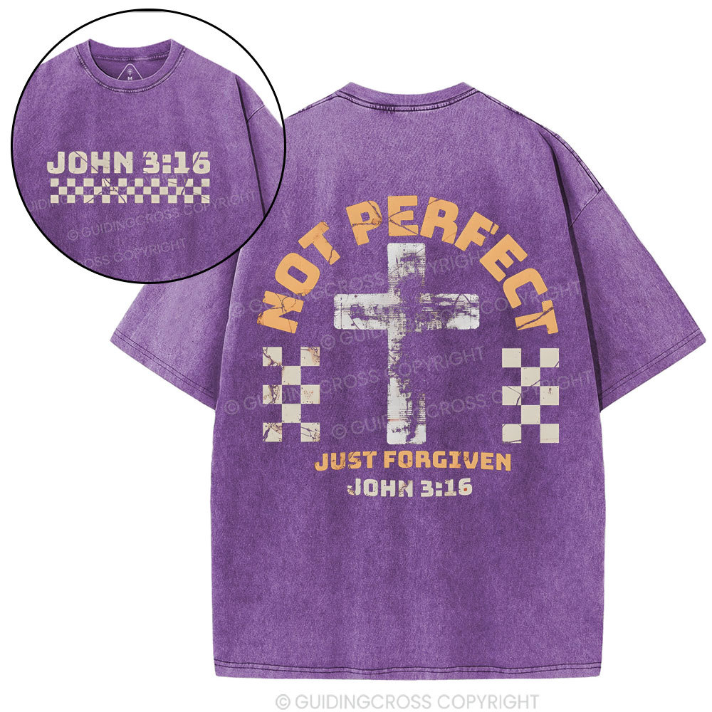 Not Perfect Christian Washed T-Shirt