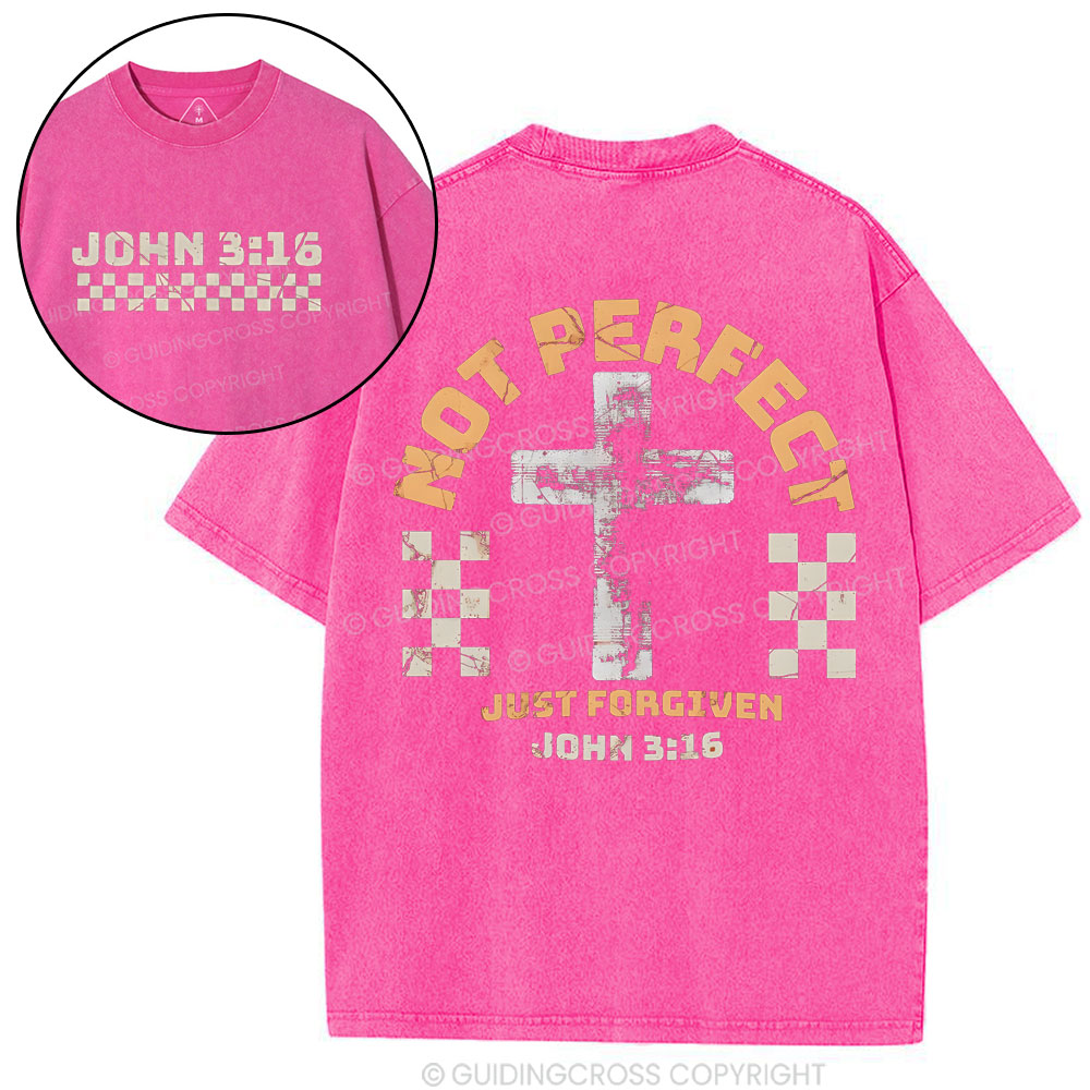 Not Perfect Christian Washed T-Shirt