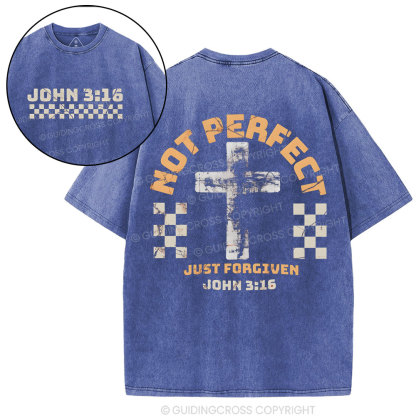 Not Perfect Christian Washed T-Shirt