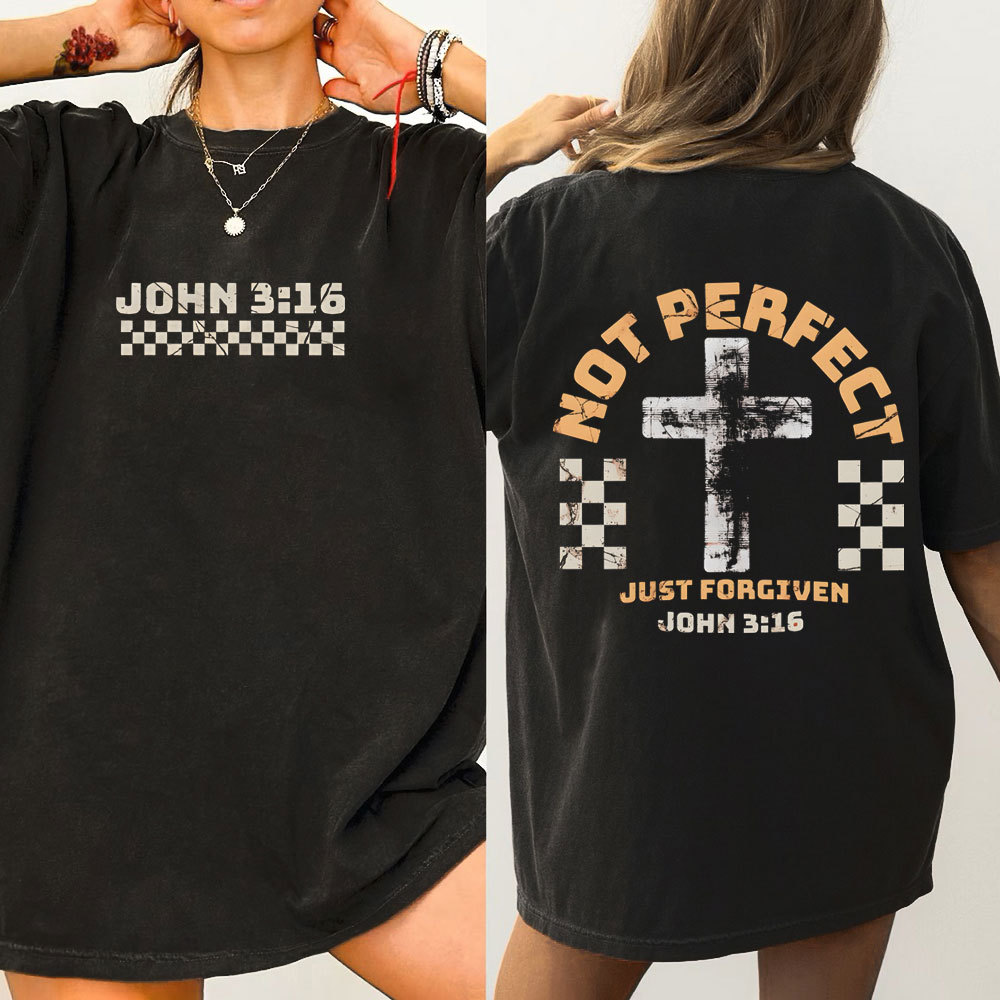 Not Perfect Christian Washed T-Shirt