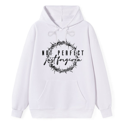 Not Perfect Just Forgiven Religious Hoodie