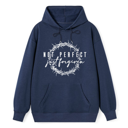 Not Perfect Just Forgiven Religious Hoodie