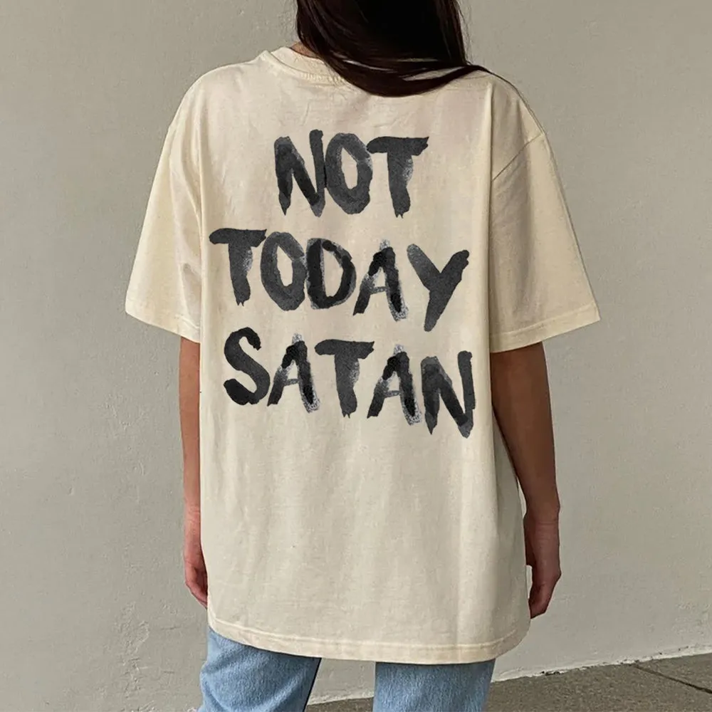 Not Today Christian Washed T-Shirt