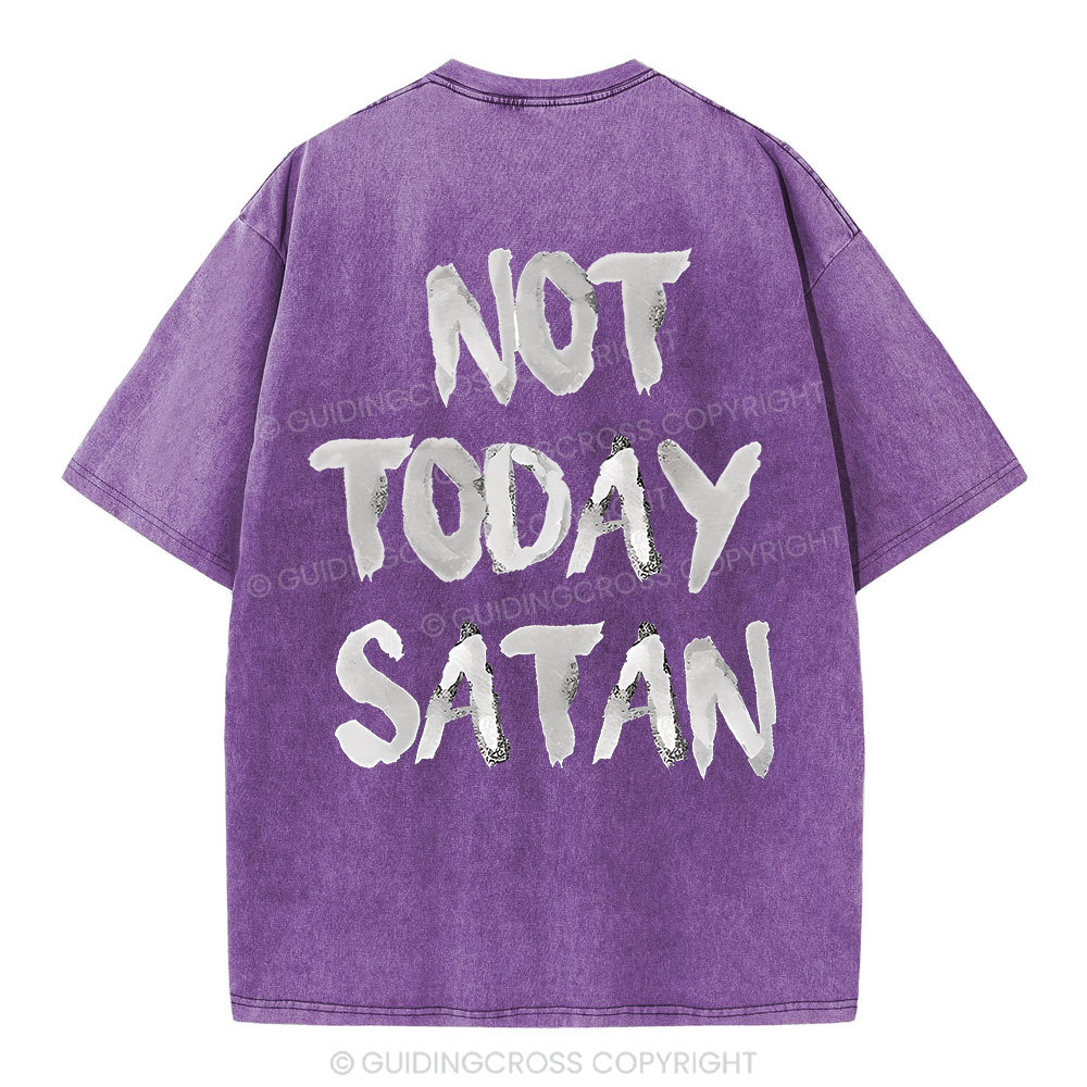 Not Today Christian Washed T-Shirt