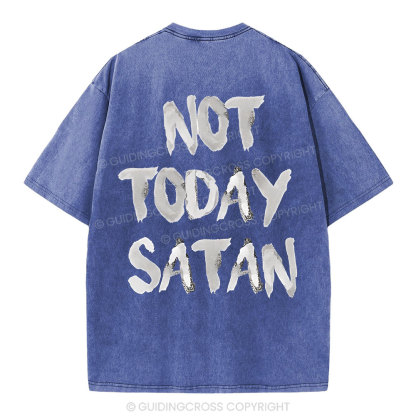 Not Today Christian Washed T-Shirt