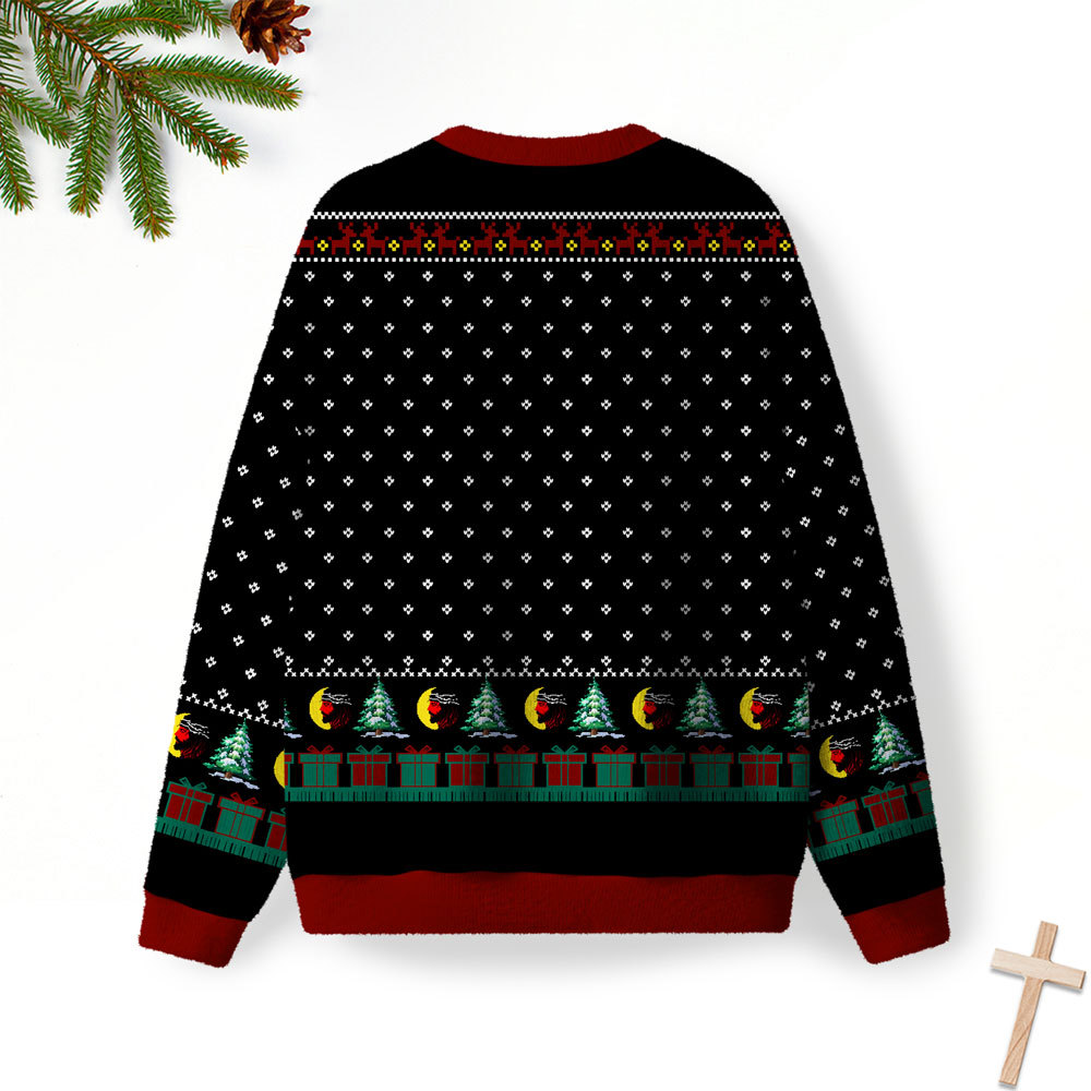 Not Today Satan Christian Lightweight Sweater