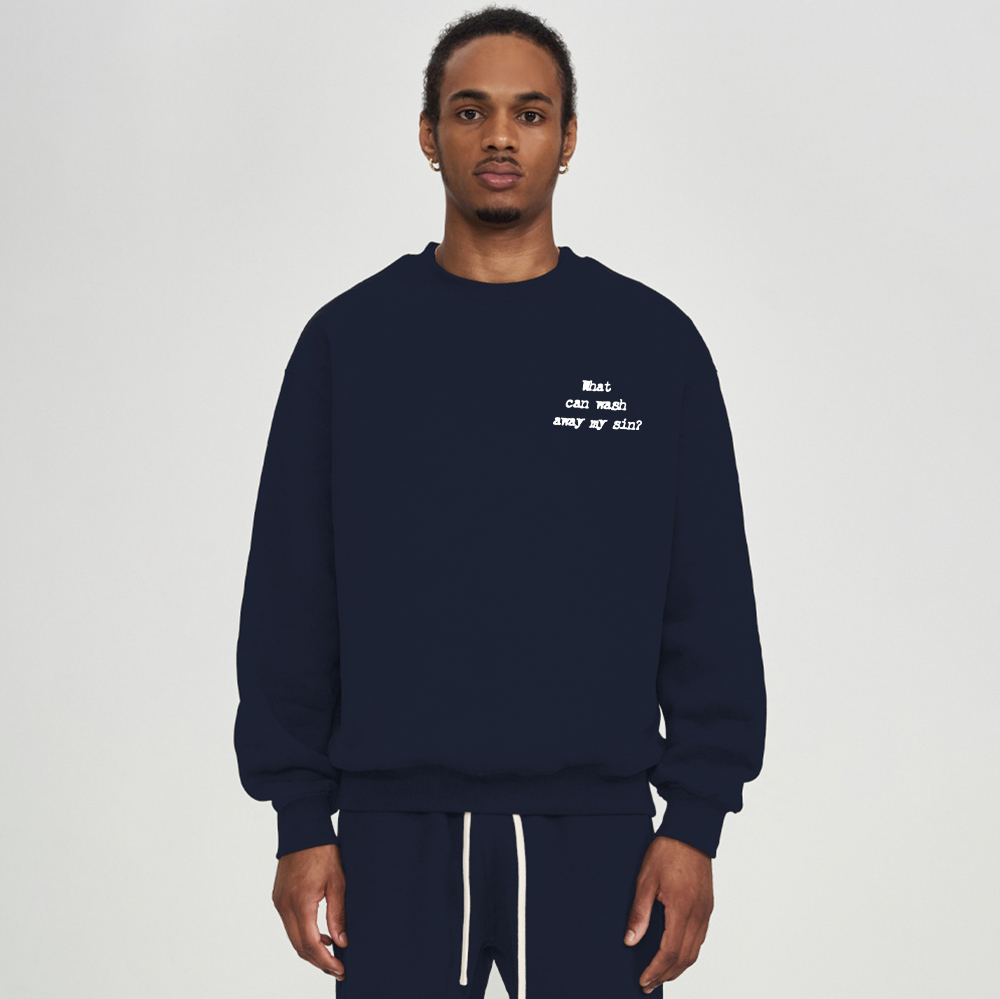 Nothing About The Blood Of Jesus Christian Fleece Sweatshirt