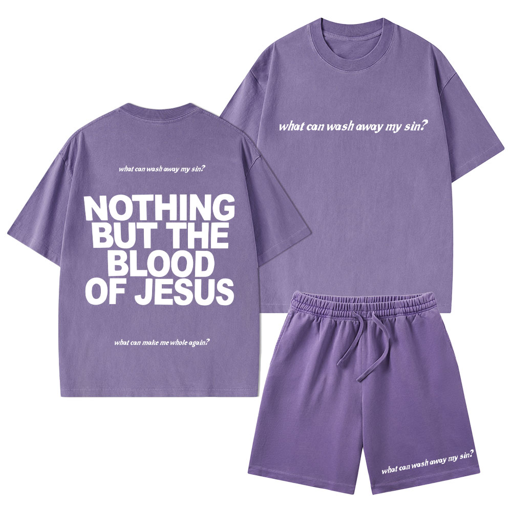 Sample Christian Washed T-Shirt & Shorts Sale - GuidingCross