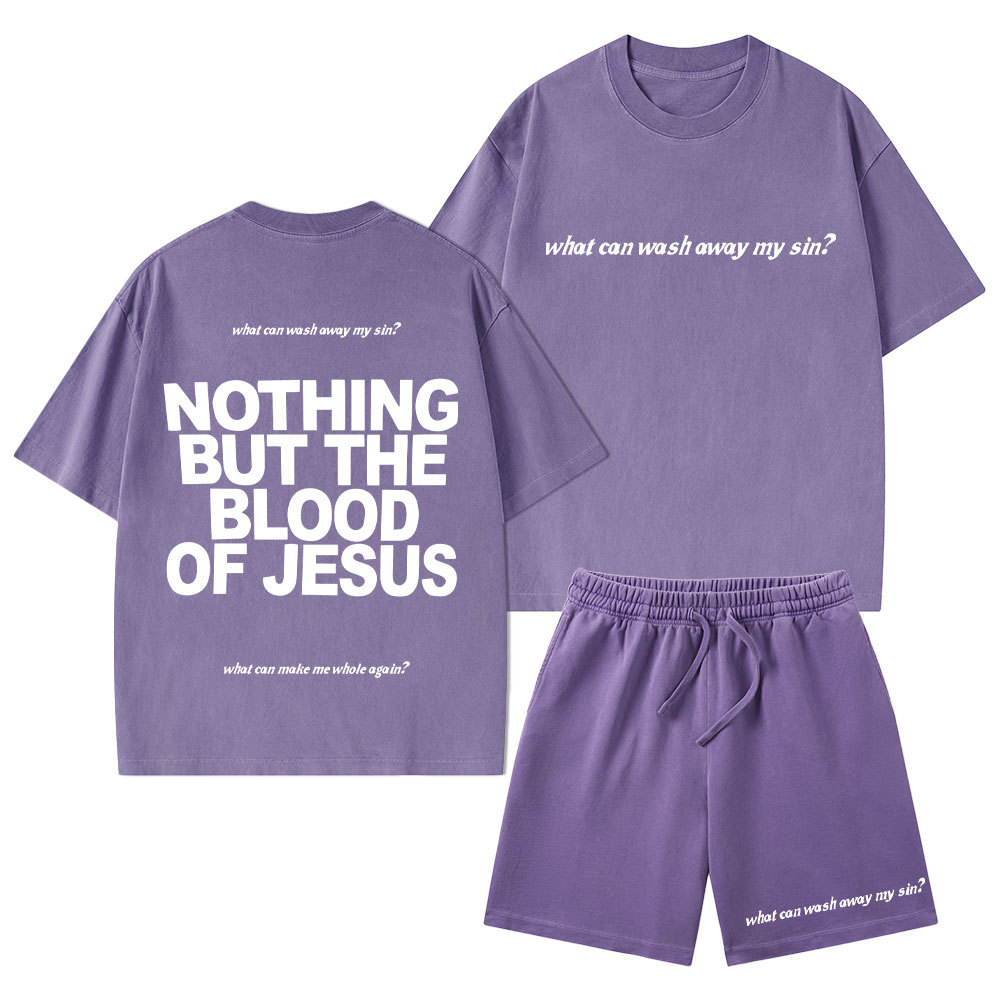 Sample Christian Washed T-Shirt & Shorts Sale - GuidingCross