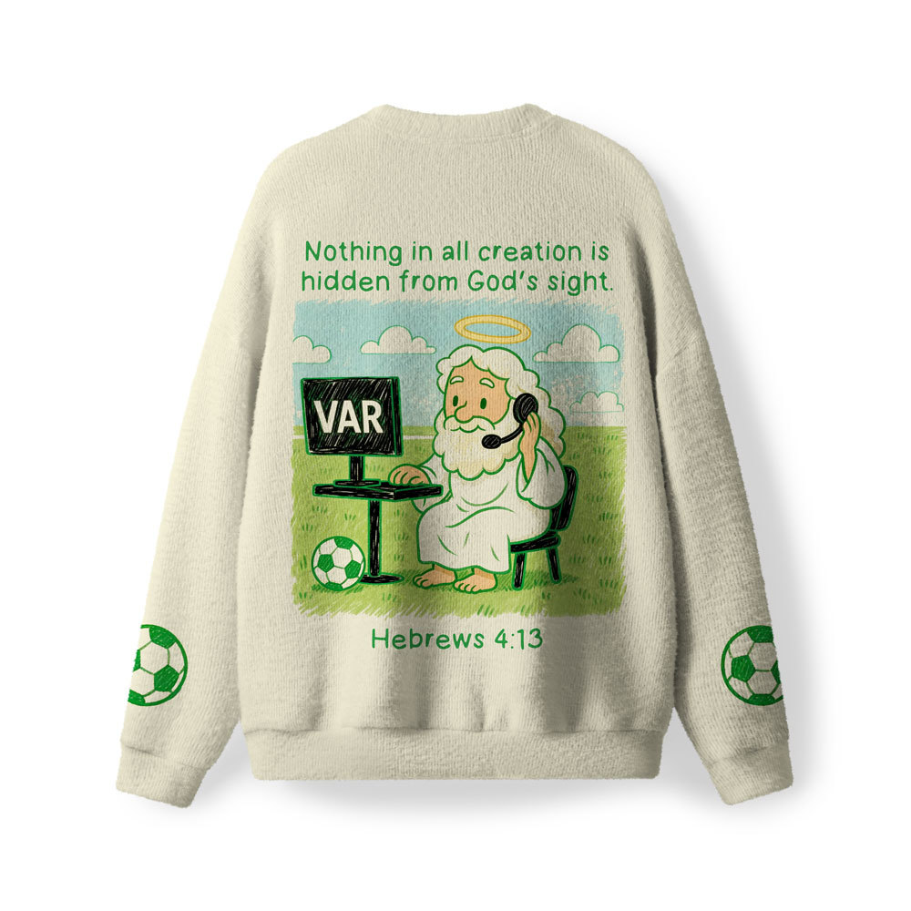 Nothing In All Creation Is Hidden In God's Sight Christian Lightweight Sweater