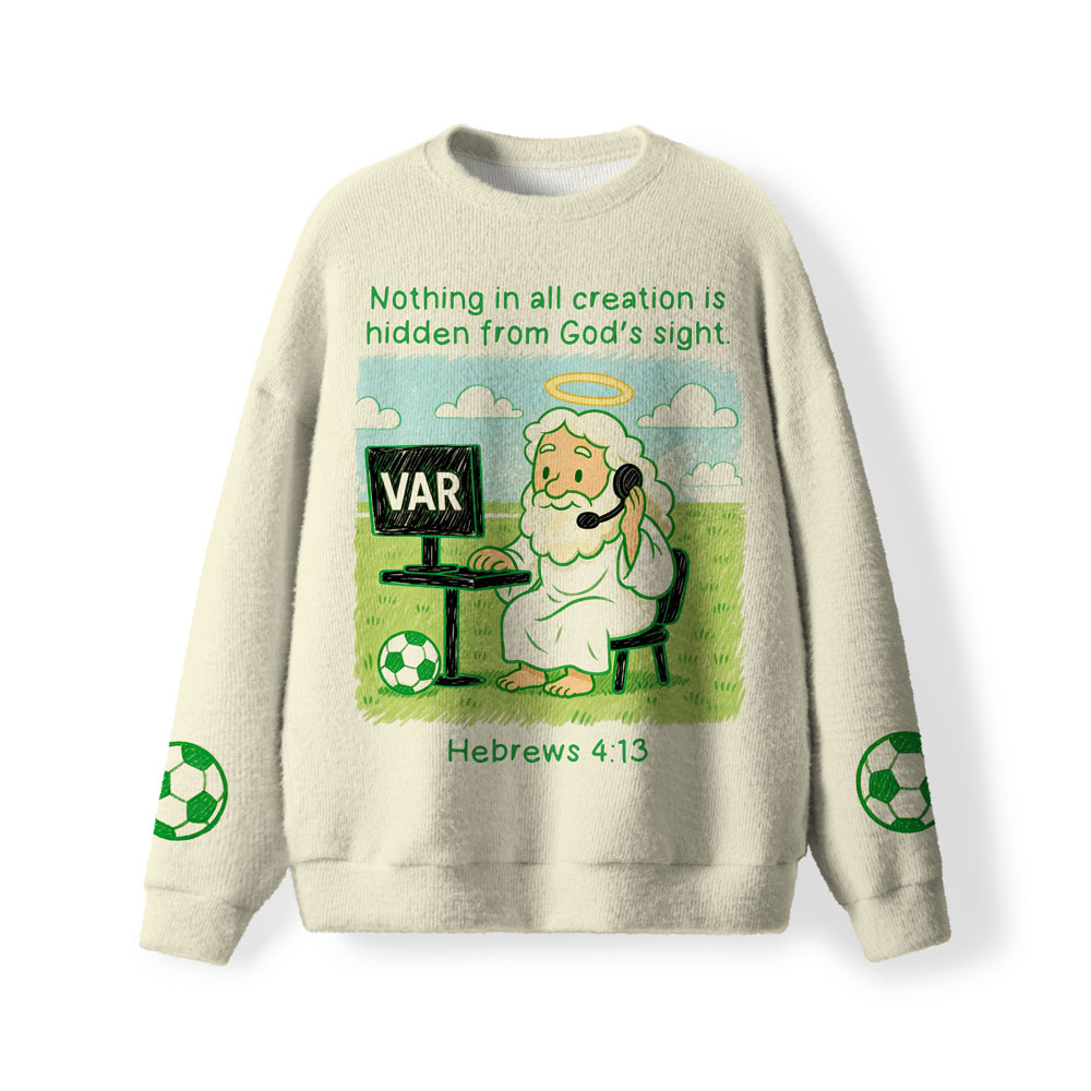 Nothing In All Creation Is Hidden In God's Sight Christian Lightweight Sweater