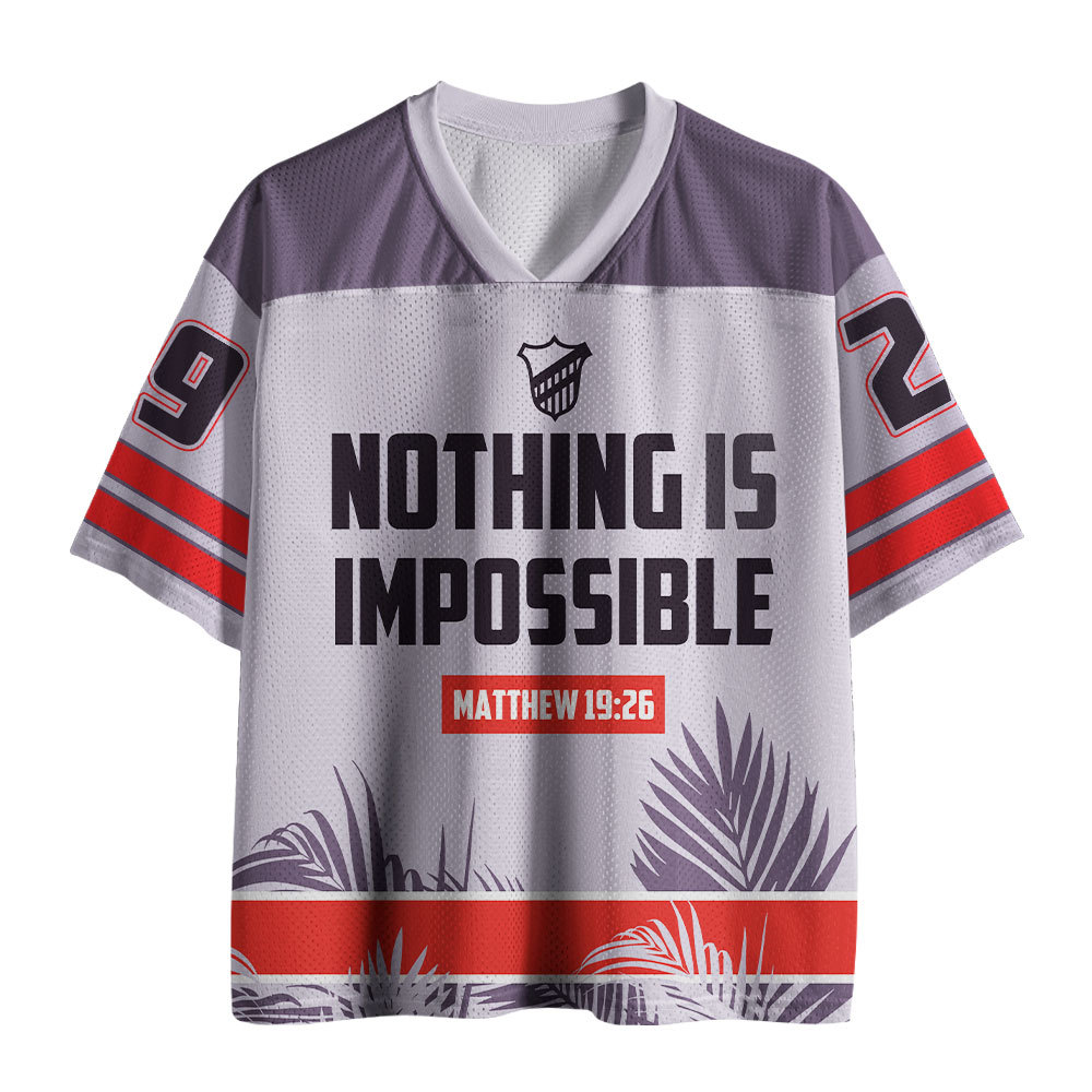 Nothing Is Impossible Christian Mesh Jersey