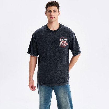 O'Death Where Is Your Sting Christian Washed T-Shirt