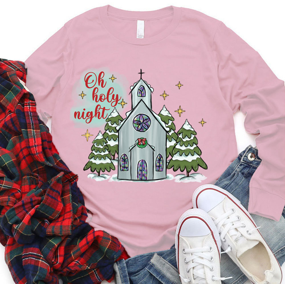 O Holy Night Christian Christmas T-Shirt