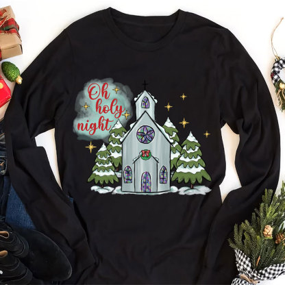 O Holy Night Christian Christmas T-Shirt